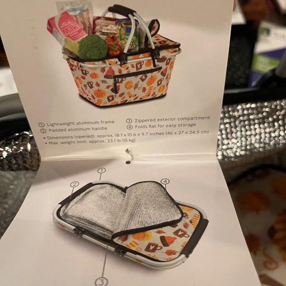 Soft sided basket cooler - Picture 3 of 3